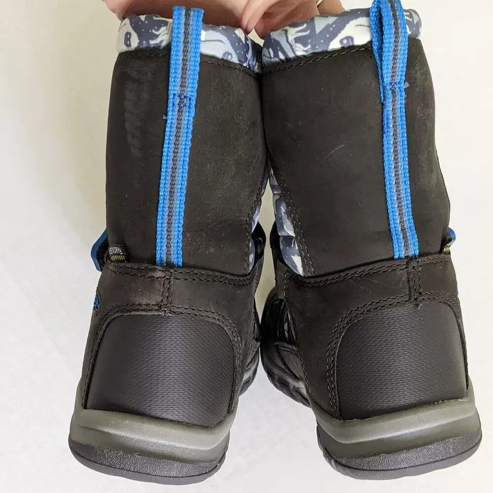 NWT Keen Winterport Neo DT Waterproof Boot Size 8 Steel Gray Brilliant Blue